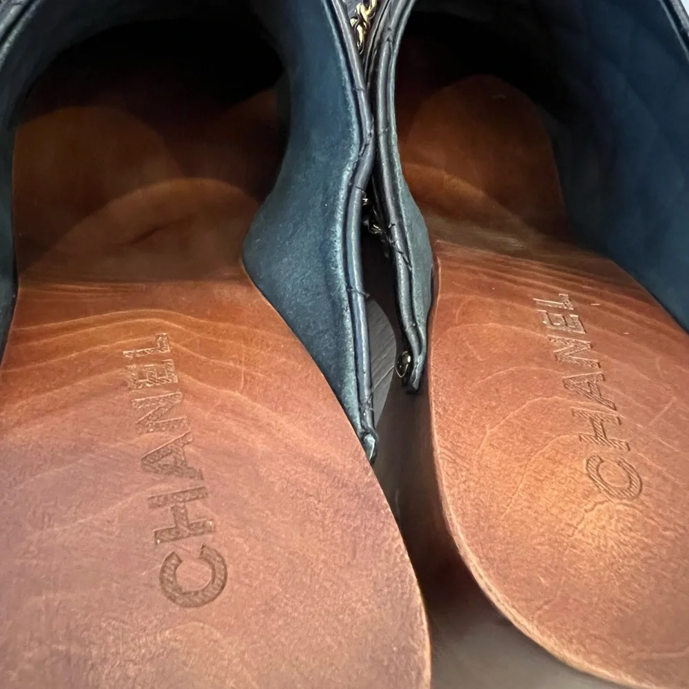 Authentic Chanel Mules - Picture 5 of 11